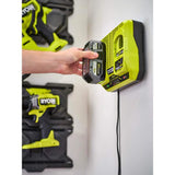 RYOBI ONE+ 18V Dual Port Simultaneous Charger with 6.0 Ah HIGH PERFORMANCE Battery (2-Pack)