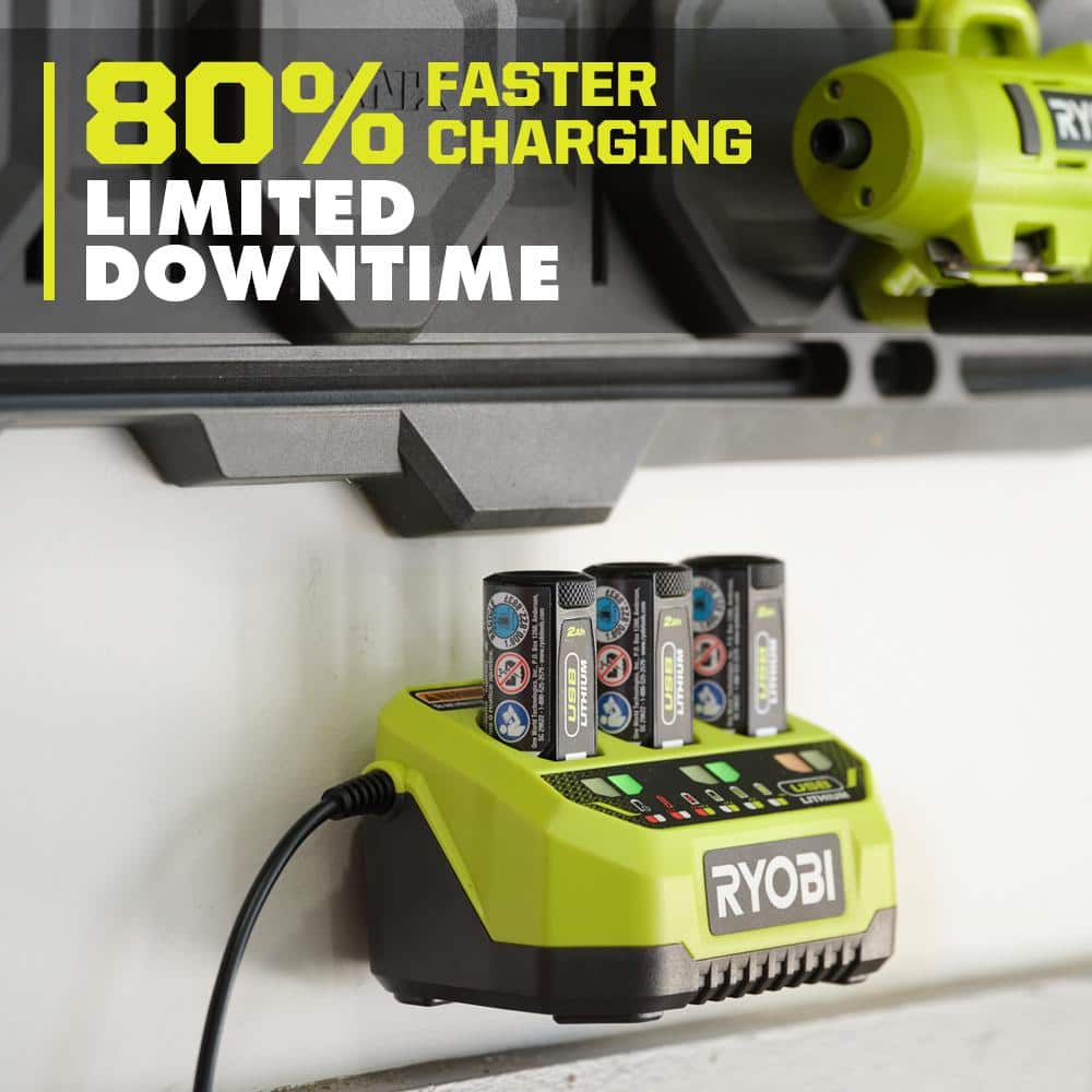 RYOBI USB Lithium 3-Port Charger