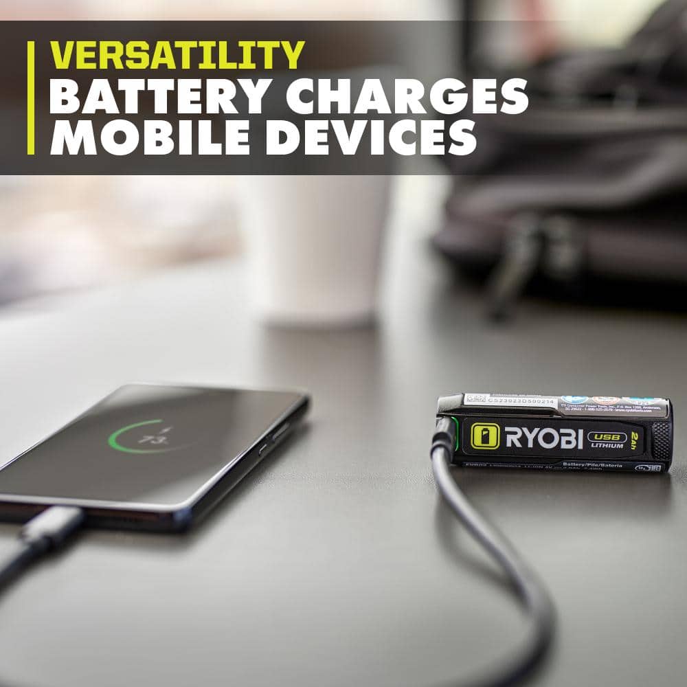 RYOBI USB Lithium 3-Port Charger