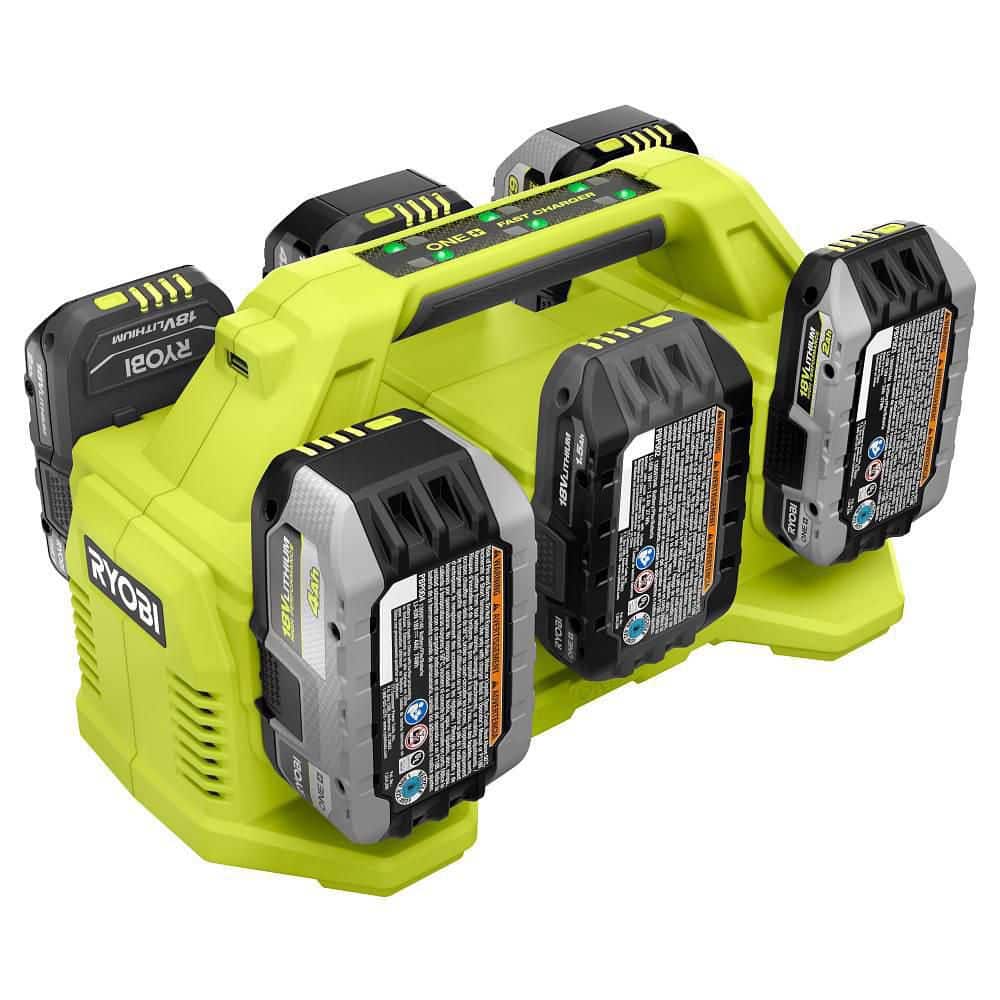 RYOBI ONE+ 18V 6-Port Fast Charger