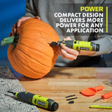 RYOBI USB LITHIUM 2-Tool Combo Kit with Pumpkin Carving Tools
