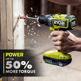 RYOBI ONE+ HP 18V Brushless Cordless 2-Tool Combo Kit w/(2) 2.0 Ah Batteries, Charger, Bag, & FREE Cordless Reciprocating Saw