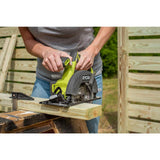 RYOBI ONE+ 18V Cordless 6-Tool Combo Kit with 1.5 Ah and 4.0 Ah Batteries, Charger, and Miter Saw