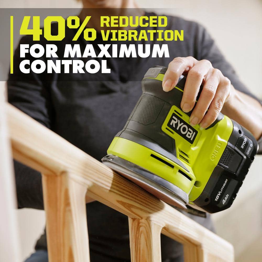 RYOBI ONE+ 18V Cordless 2-Tool Combo Kit with Compact Fixed Base Router and 5 in. Random Orbit Sander (Tools Only)