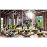RYOBI ONE+ HP 18V Brushless Cordless Compact 2-Tool Combo Kit w/Drill, Impact Driver, Batteries, Charger, Bag, & 40PC Bit Set