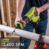 RYOBI ONE+ 18V Lithium-Ion Kit with 2.0 Ah and 4.0 Ah Batteries, Charger, and Free ONE+ 18V Cordless Reciprocating Saw