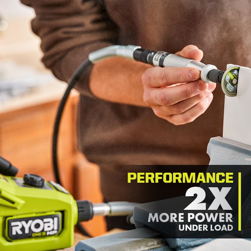 RYOBI ONE+ HP 18V Brushless Cordless Rotary Tool (Tool Only) with Variable Speed Rotary Foot Pedal