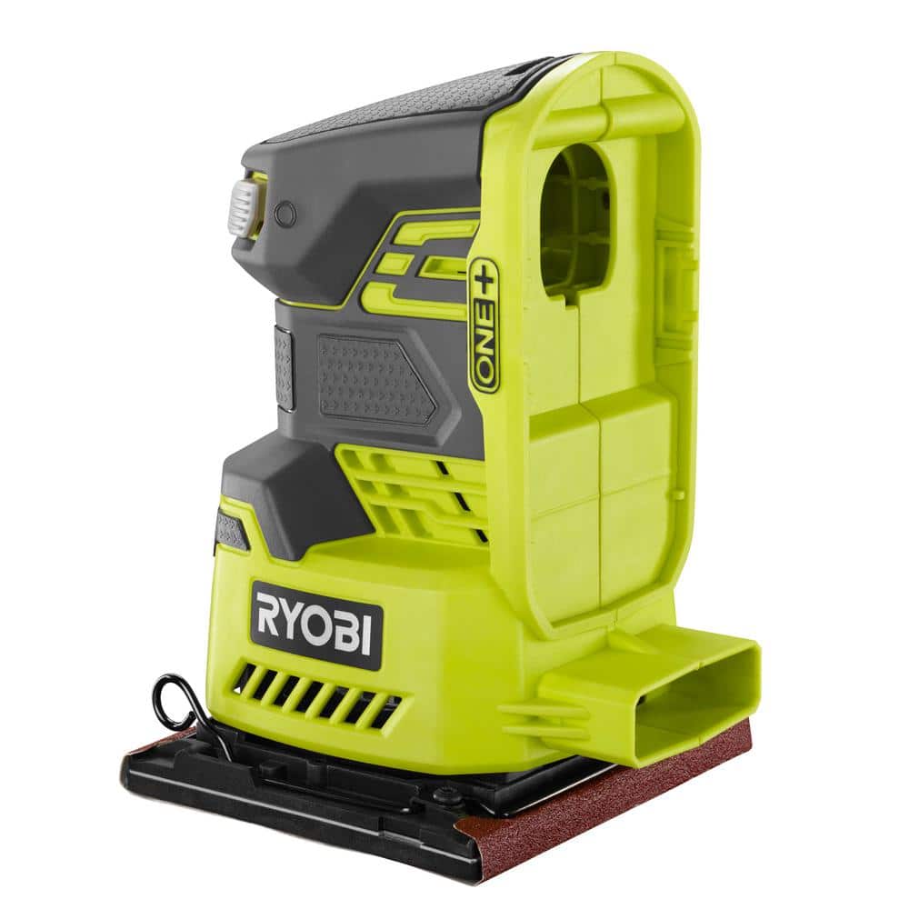 RYOBI ONE+ 18V Cordless 1/4 Sheet Sander (Tool-Only) with Dust Bag