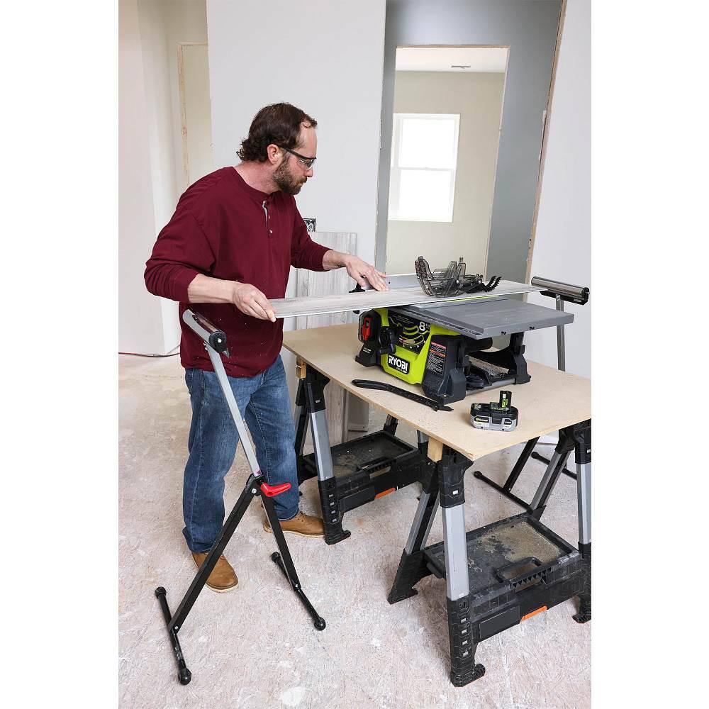 RYOBI ONE+ HP 18V Brushless Cordless 8-1/4 in. Compact Portable Jobsite Table Saw Kit with (4) 4.0 Ah Batteries and Charger