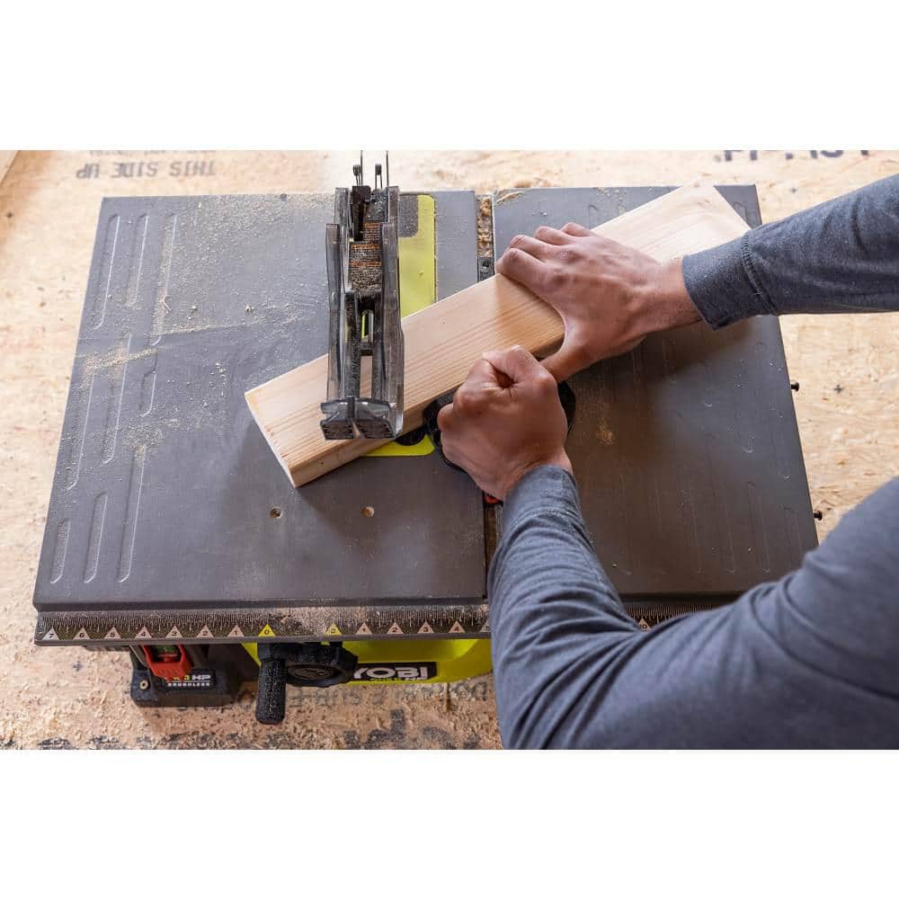 RYOBI ONE+ HP 18V Brushless Cordless 8-1/4 in. Compact Portable Jobsite Table Saw Kit with (4) 4.0 Ah Batteries and Charger