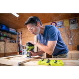 RYOBI ONE+ 18V Cordless Fixed Base Trim Router (Tool Only) with Tool-Free Depth Adjustment