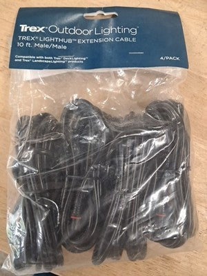 Trex Lighthub Wire Extension Cable 10' 4/Pack
