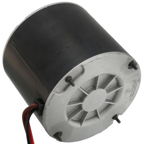 York S1-02436240000 motor - side view (Voltage: 208/230V; Horse Power: 1/4)