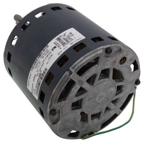 York S1-02440902000 blower motor - side view (Voltage: 115V; Horse Power: 3/4)