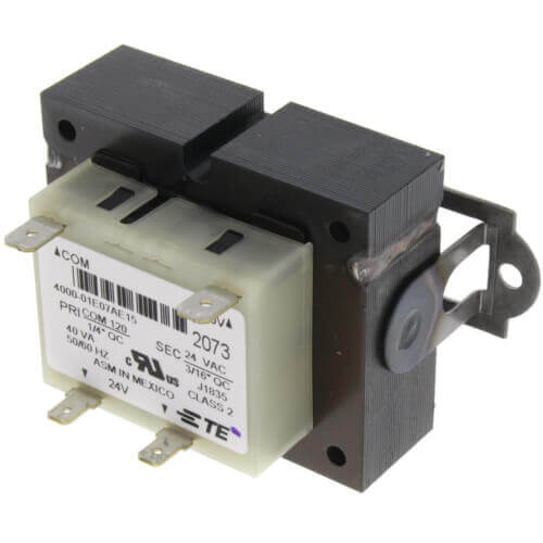 York S1-02530889000 transformer - front view (Voltage: 120v, 24V; Product Type: Transformer)