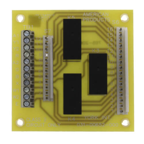 York S1-03100652000 control board - front view (Product Type: Control Board)