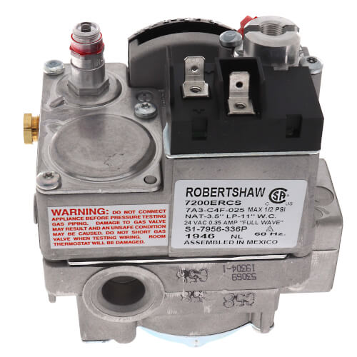 York S1-7956-336P gas valve - detail view (Product Type: Gas Valve)