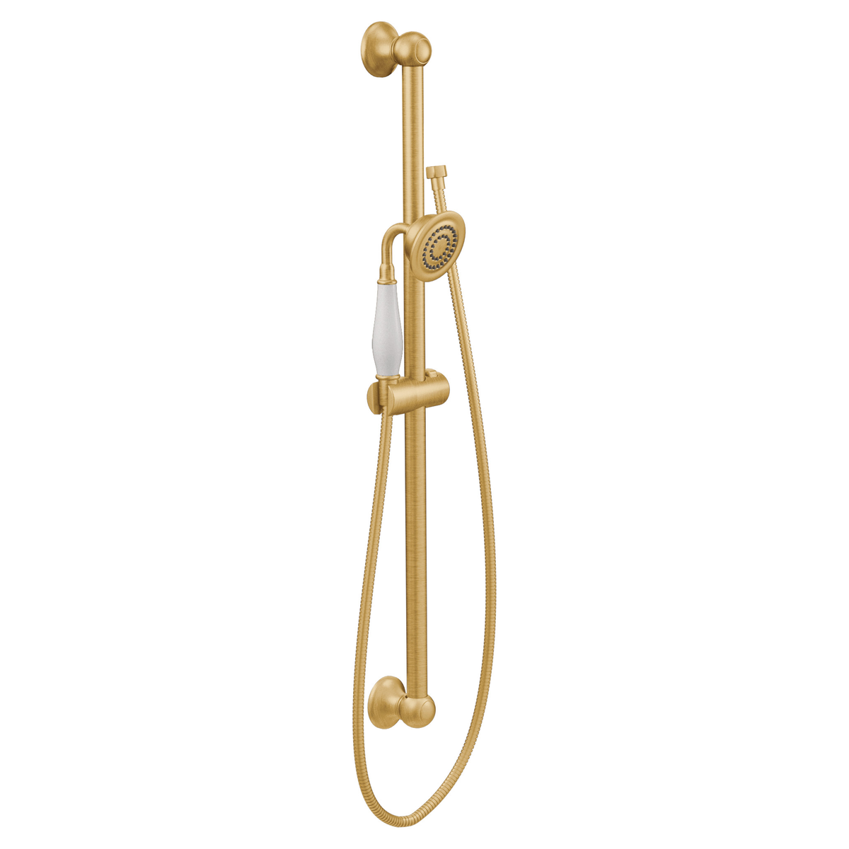 Moen Weymouth Handheld Shower with Slide Bar, 1.75 GPM, Nickel Finish