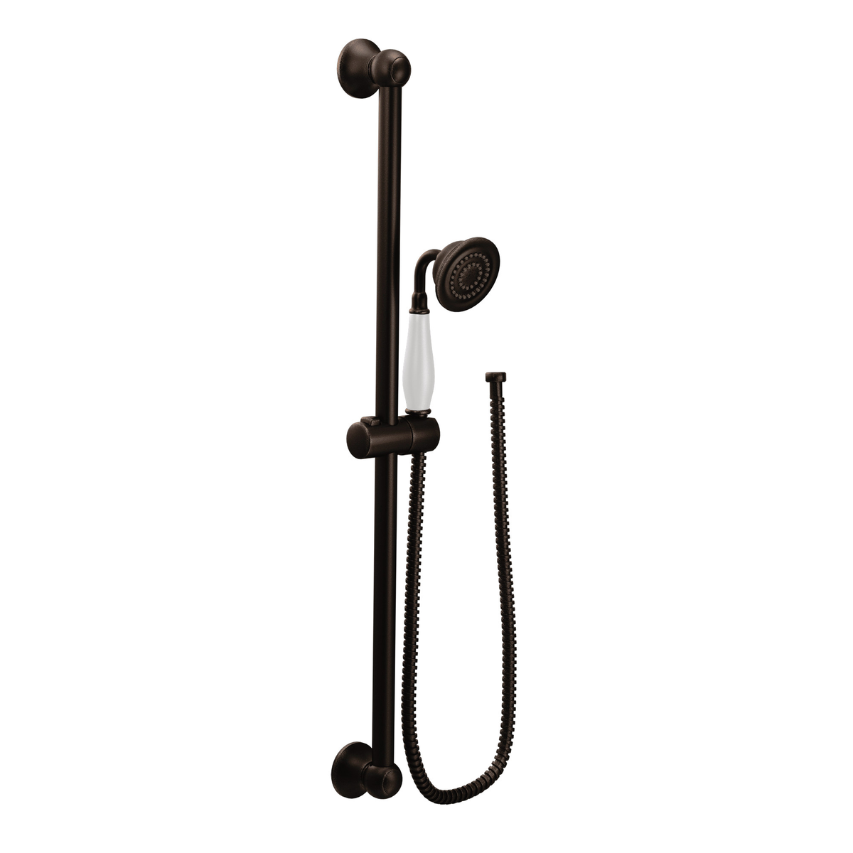 Moen Weymouth Handheld Shower with Slide Bar, 1.75 GPM, Nickel Finish