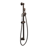 Moen Weymouth Handheld Shower with Slide Bar, 1.75 GPM, Nickel Finish