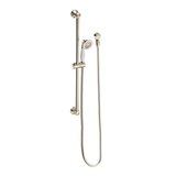 Moen Weymouth Handheld Shower with Slide Bar, 1.75 GPM, Nickel Finish
