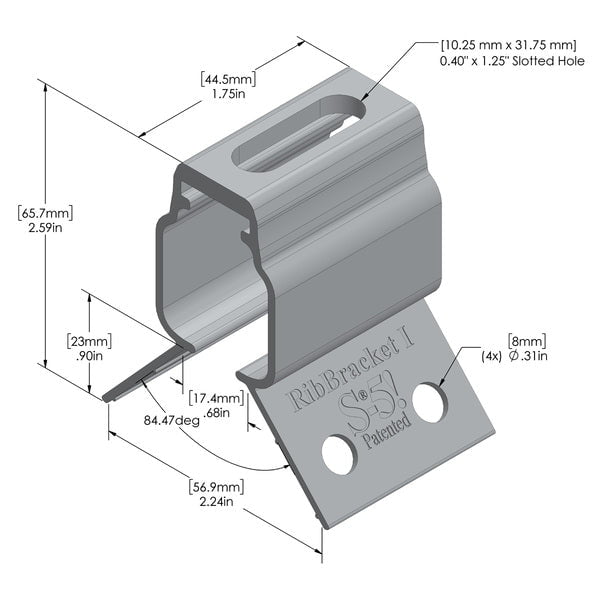 RibBracket I for Roof Profiles image 2