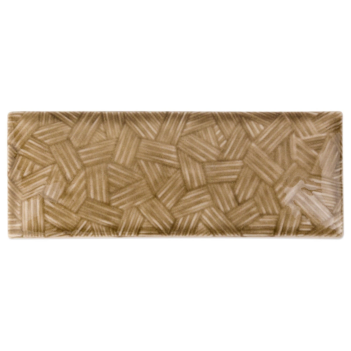 Maverick Firma Brown 3D Glossy Ceramic Wall Tile 3x8