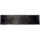 Lancaster Noir Black 3x12 Polished Ceramic Subway Tile for Walls