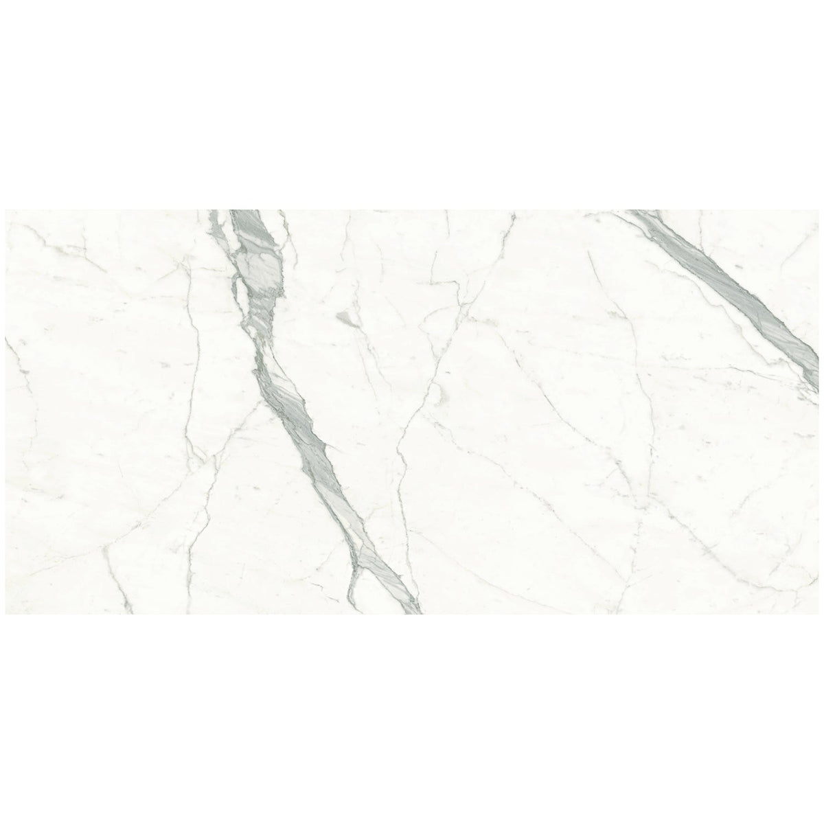Tilebar Marmi Slim Bianco Venato 60x120 Polished Porcelain Slab
