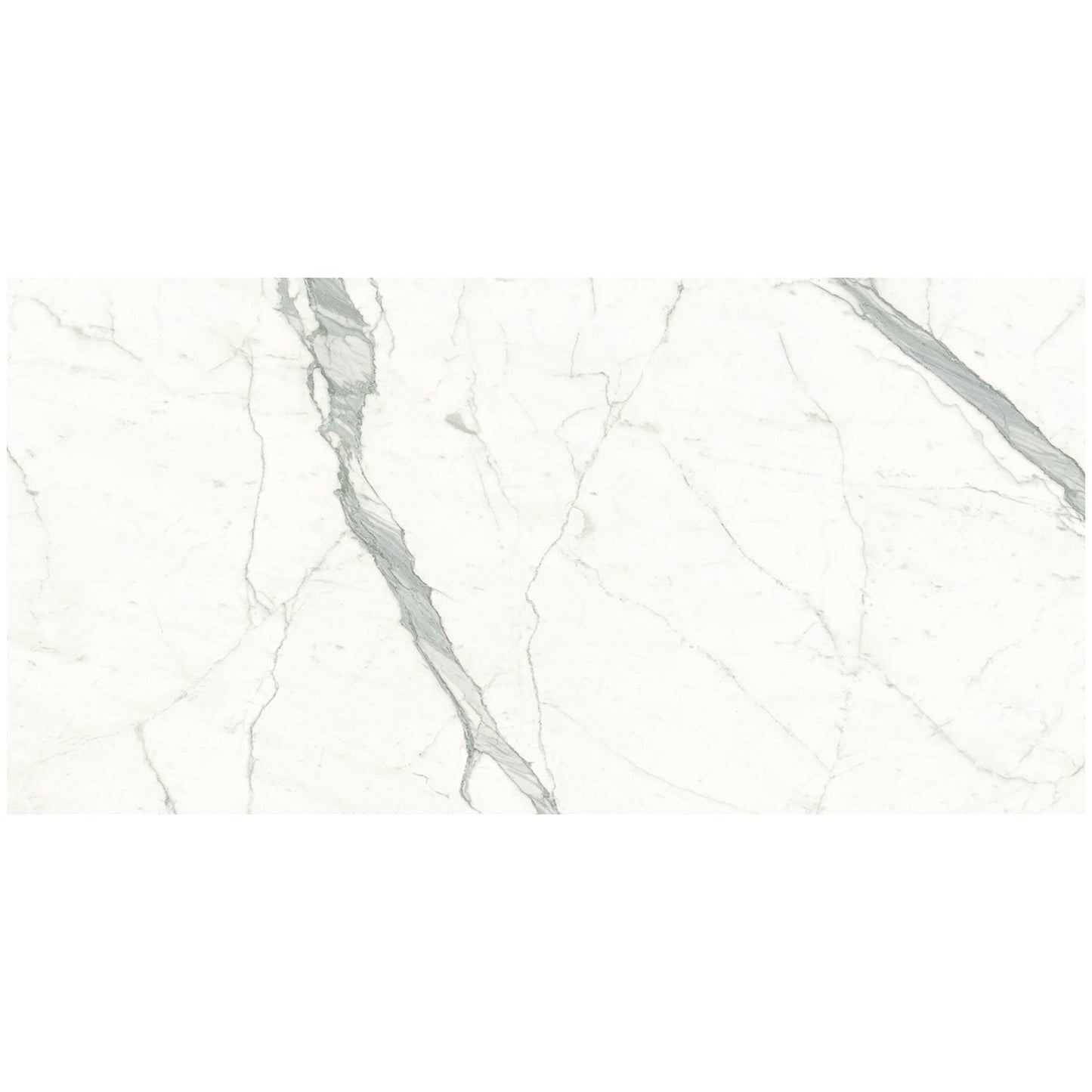 Tilebar Marmi Slim Bianco Venato 60x120 Polished Porcelain Slab