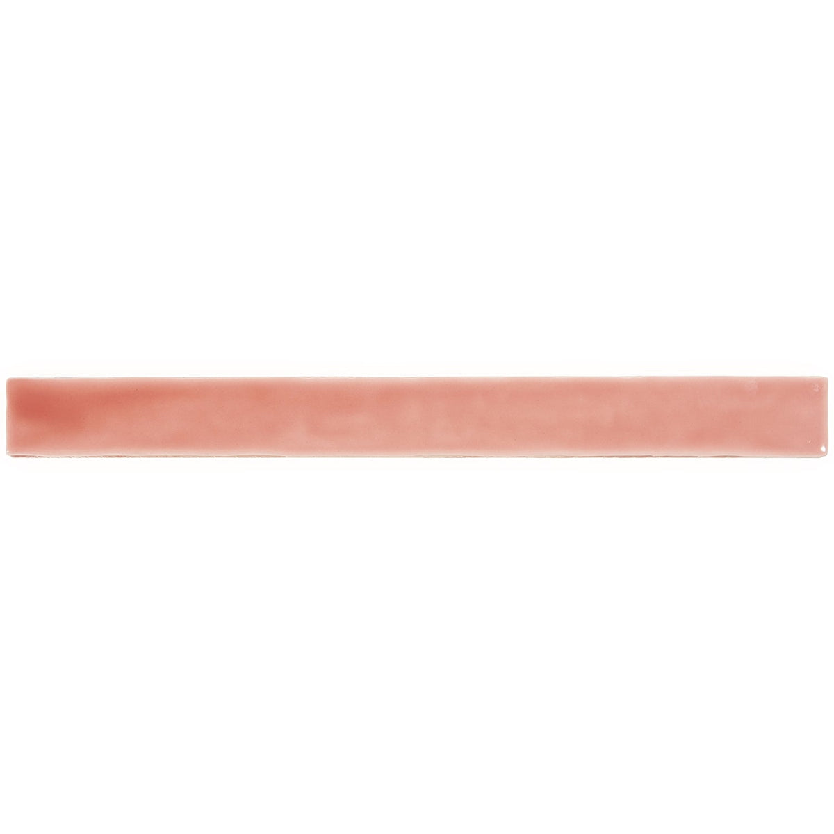 Carolina Coral Pink 2x20 Polished Ceramic Wall Tile by Lux Tile