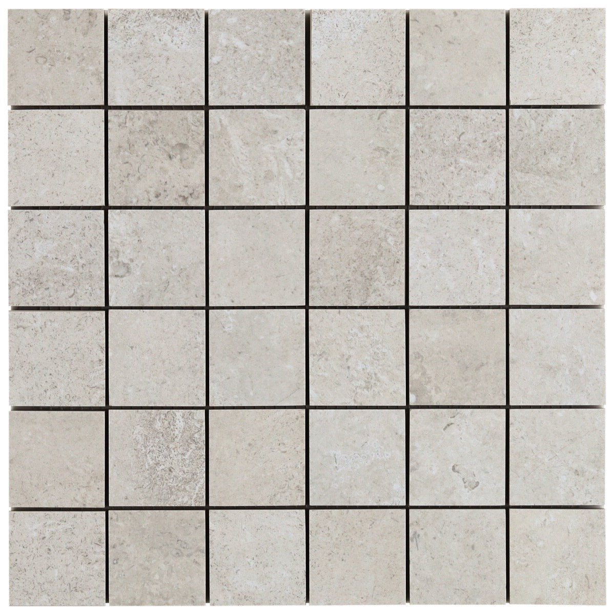 Saint Remy Avorio White 2x2 Matte Mosaic Tile - Lux Tile