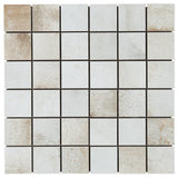 Angela Harris Flatiron White 2x2 Matte Porcelain Mosaic Tile