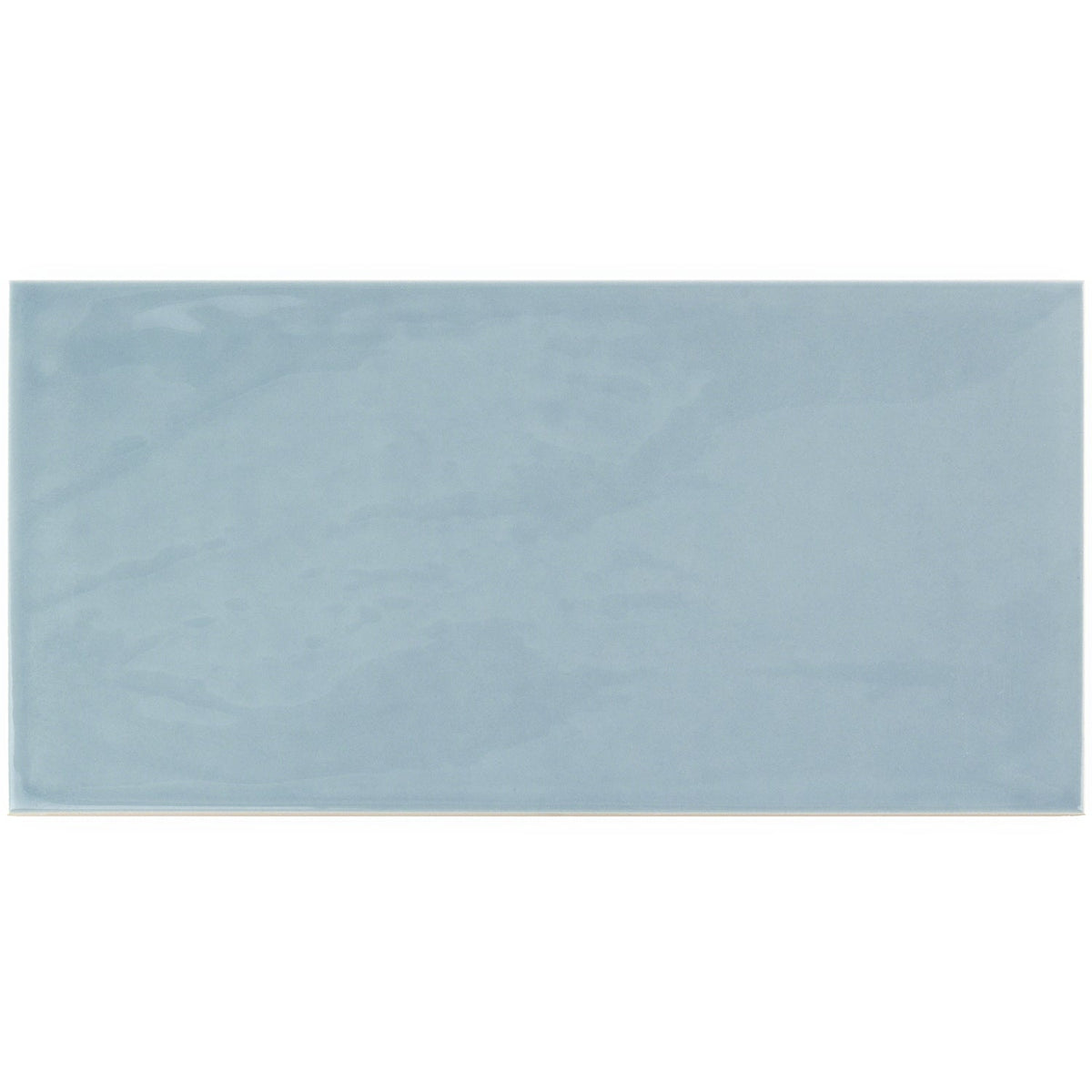 Lux Tile Aruba Blue 5x10 Polished Ceramic Subway Wall Tile