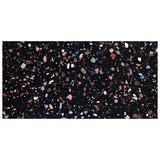 Bejeweled Black Multicolor 24x48 Polished Porcelain Tile - Lux Tile
