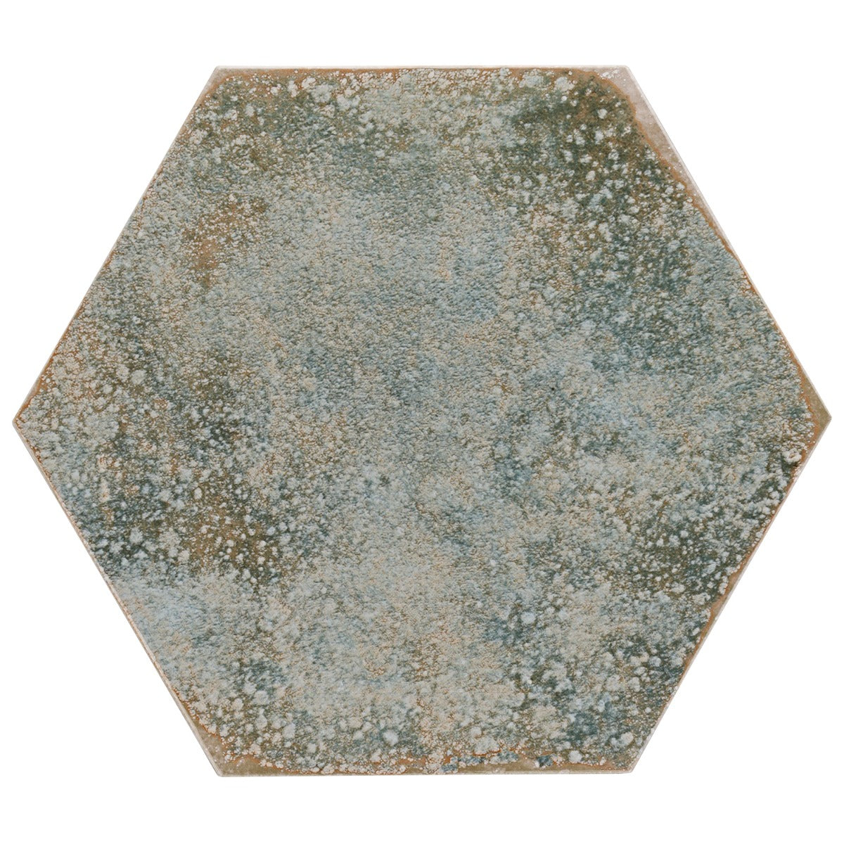 Lux Tile Kalay Green 9" Hexagon Polished Porcelain Tile