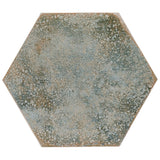 Lux Tile Kalay Green 9" Hexagon Polished Porcelain Tile
