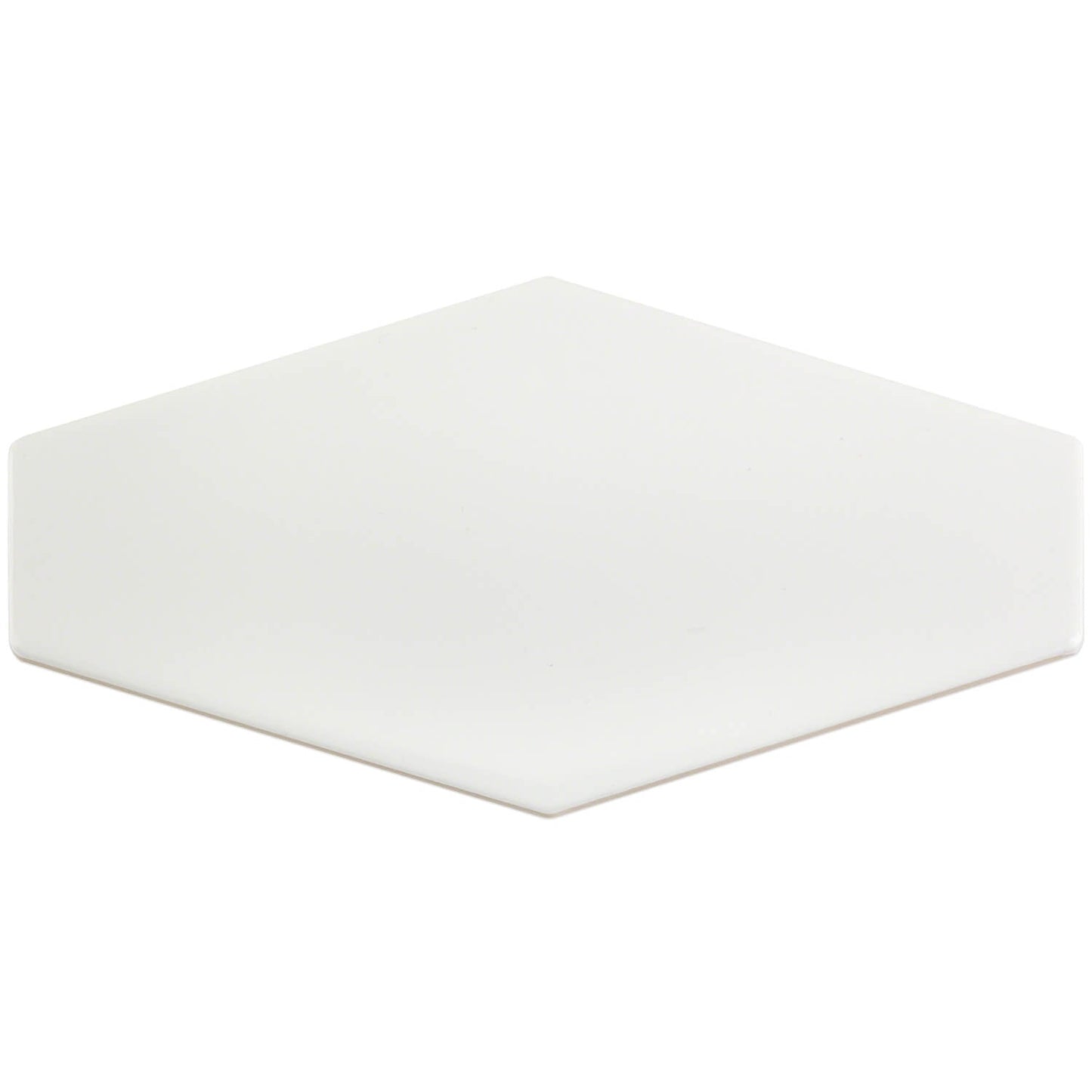 Manchester Bianco White 4x8 Hexagon Glazed Ceramic Wall Tile