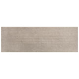 Stoneside Cream Beige Deco 12x36 Textured Matte Ceramic Tile by Lux Tile