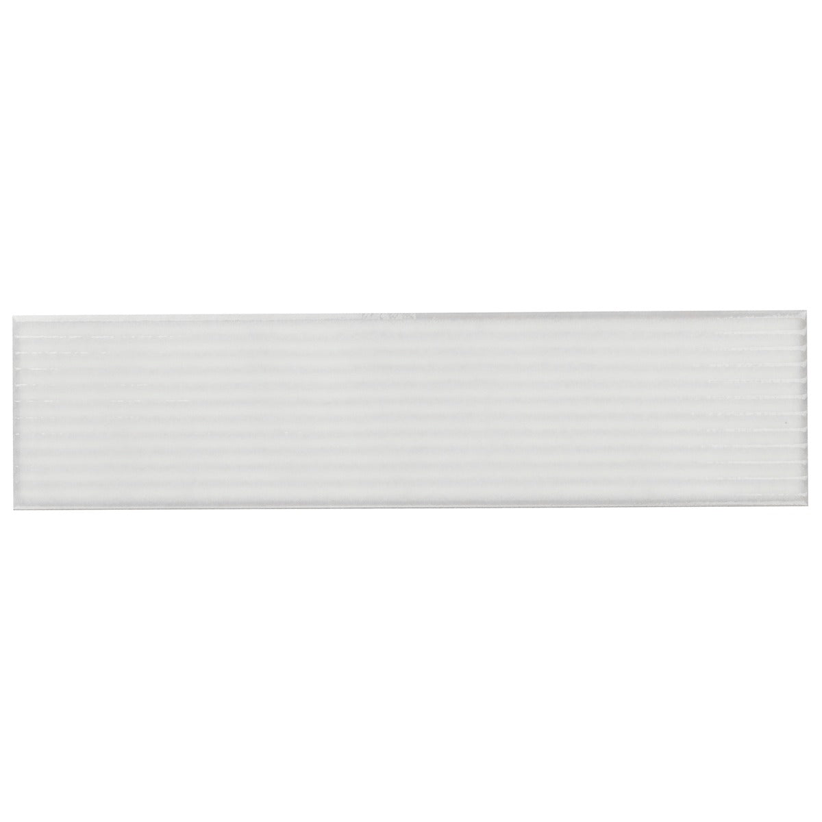 Stacy Garcia ArtBlock Fluted Bianco 4x16 Glossy Porcelain Tile
