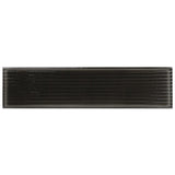 Stacy Garcia ArtBlock Fluted Nero 4x16 Glossy Porcelain Tile