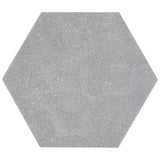 Texstone Gris Gray 9" Hexagon Matte Porcelain Tile - Lux Tile