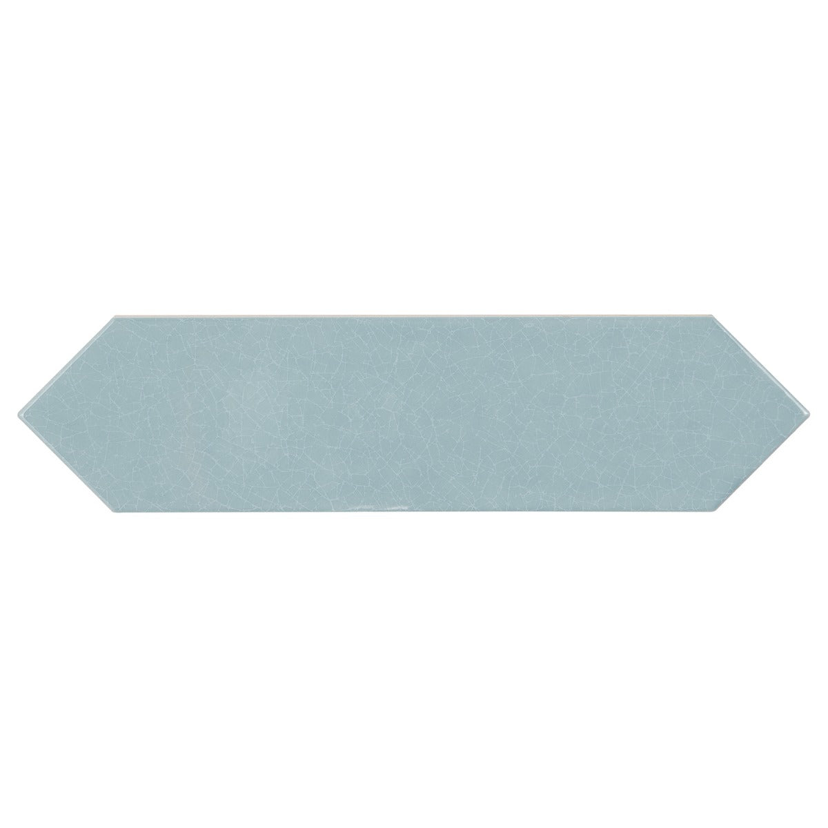 Tehama Crackled Blue 3x12 Ceramic Tile - Lux Tile