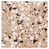 Tilebar Chips Macro Terracotta Coral Orange 8x8 Matte Porcelain Tile