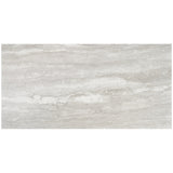 Basic Travertine Silver 24x48 Matte Porcelain Tile - Lux Tile