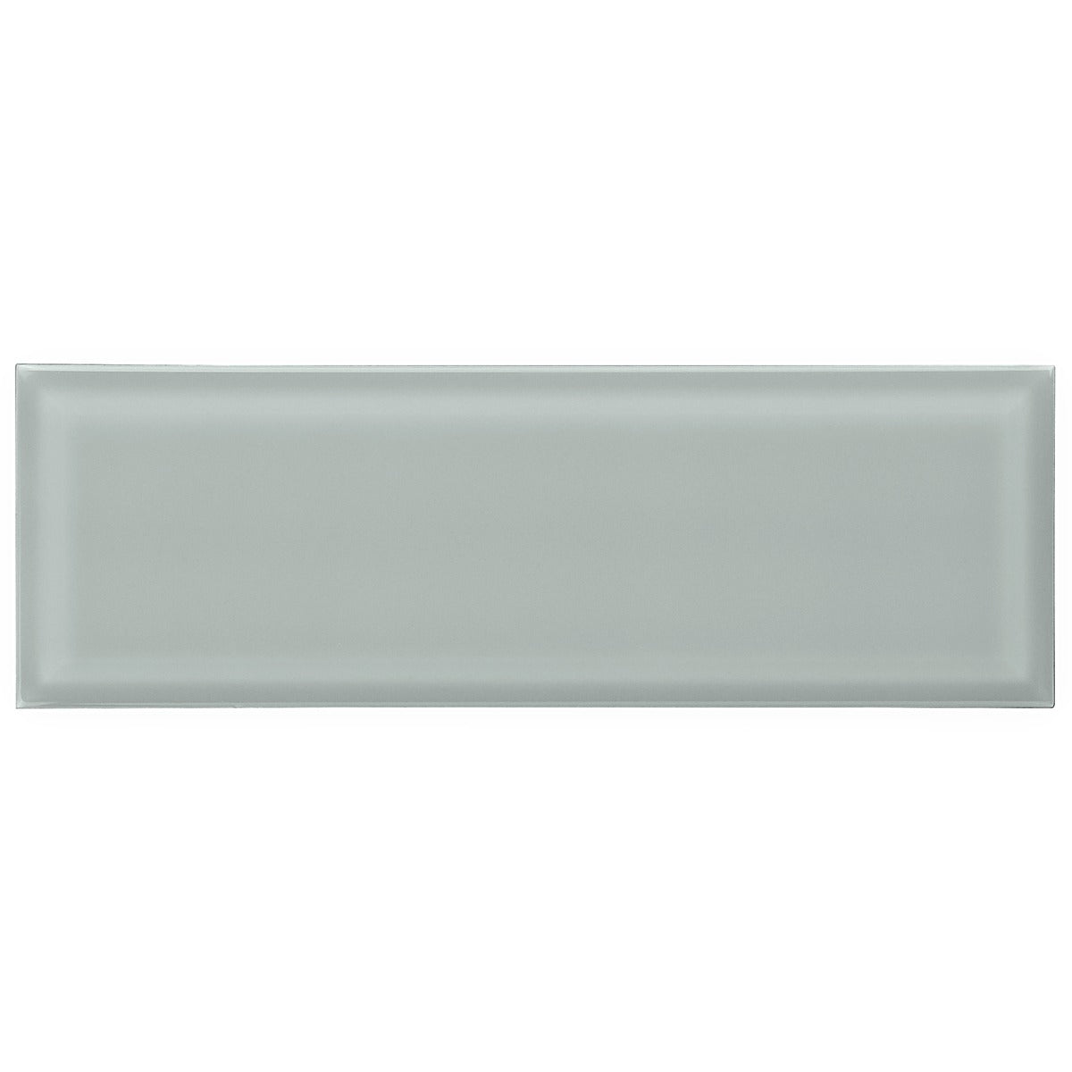 Lux Tile Rise Sage Green 4x12 Beveled Glossy Ceramic Subway Tile