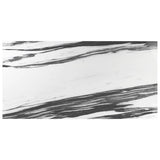 Drama Fall Black & White 24x48 Polished Porcelain Tile - Lux Tile