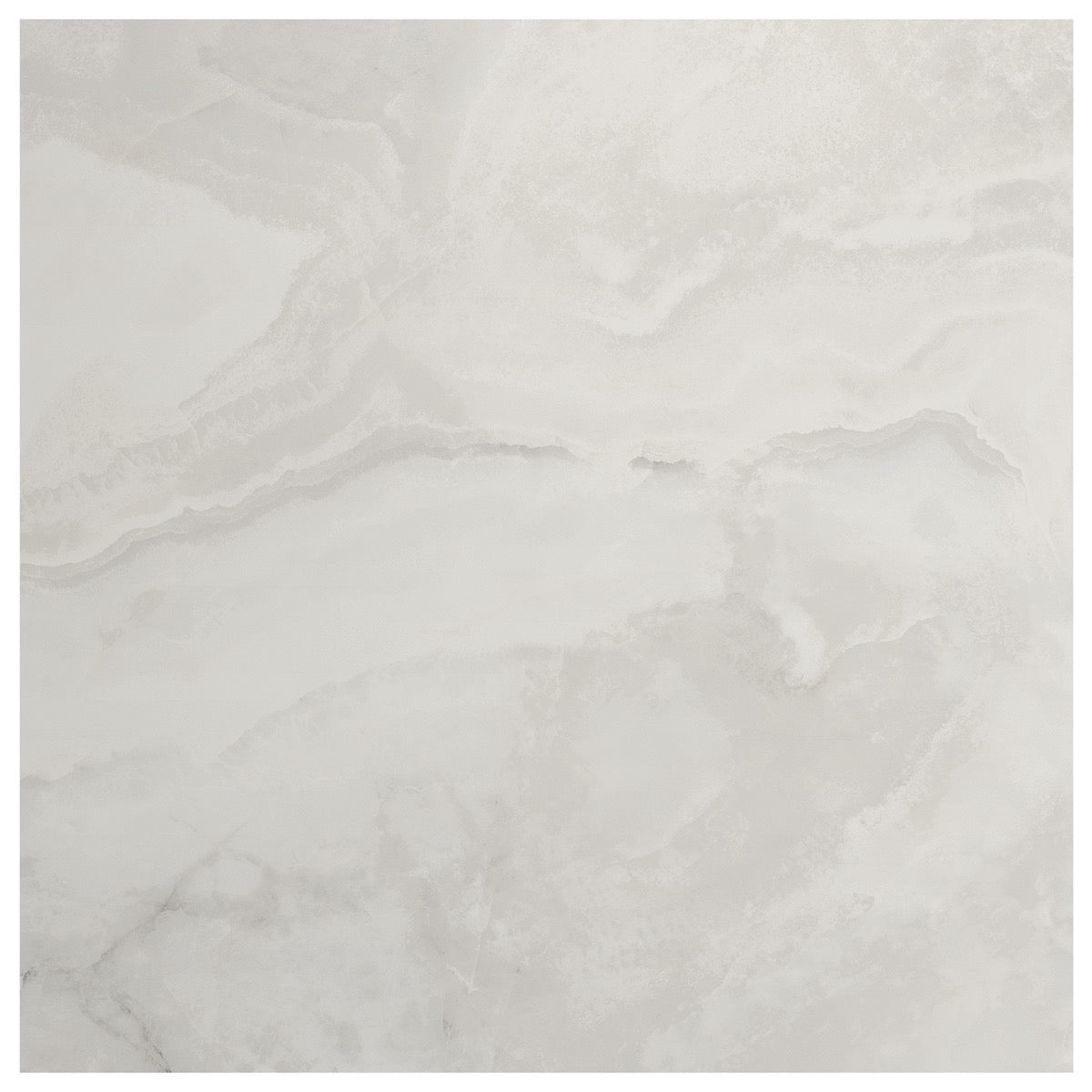 Jewel Onyx White 48x48 Polished Porcelain Tile by Lux Tile