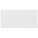 Stacy Garcia Maddox Frame White 4x8 Matte Ceramic Subway Tile