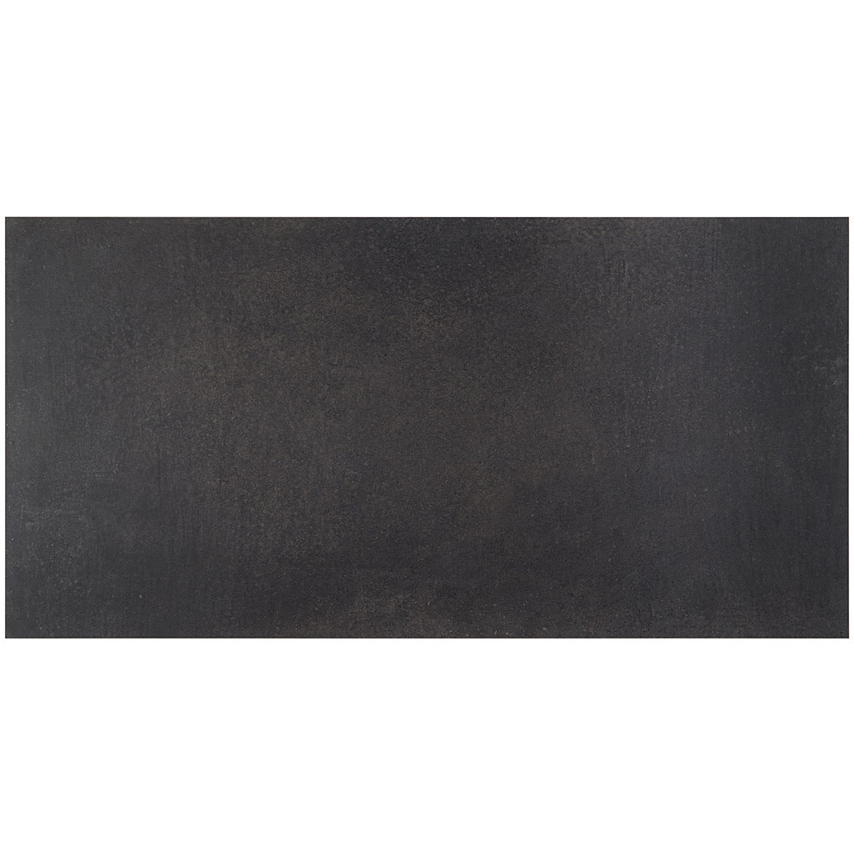 Bronx Black 24x48 Matte Porcelain Tile - Industrial Concrete Look